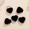 Pendientes y Aretes de Terciopelo con Forma de Corazón y Flor, Nuevos de Otoño e Invierno 2024, Borla de Mariposa Retro China, Accesorios de Joyería DIY