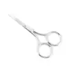 Tijeras de acero inoxidable para cejas tijeras para pelo de nariz tijeras rectas para barba tijeras para pestañas herramientas de maquillaje tijeras pequeñas bordadas