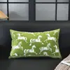 Almohada Decorativa de Lujo Ligero Americano Color Té con Leche Jacquard de Terciopelo de Alta Calidad Cubierta para Cojín de Respaldo de Sofá, Sala de Estar, Mesita de Noche Estilo Moderno de Mediados de Siglo
