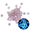 Cruz Simple Acrílico Luminoso con Perlas Estilo Coreano Creativo Transparente Perlas Redondas Nuevo Polvo Fino con Brillo Cristal Luminoso Perlas Sueltas