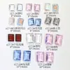 Novos Acessórios para Unhas de Diamante Quadrado Transparente Corte Gaopin Huazi Cristal Cintilante Retangular Ângulo Reto Fundo Pontiagudo Acessórios de Diamante para Unhas