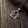 Colgante de Plata de Ley S925 Kongmingwu Buda Bebé Estilo Chino Retro Dibujo Animado Lindo Pequeño Monje Buda Colgante Zen