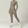 Conjunto Rápido de Yoga Transfronteiriço Europa Conjunto de Pilates Conjunto de Verão Lulu Leggings Femininas Conjunto Fitness