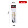 Serie Medio Oriente Paquete de 6 Juego de Cubiertos de Acero Inoxidable Corona Diamante Estrella Chapado en Oro Real Cuchillo Tenedor Cuchara para Comida Occidental Bolsa de PVC