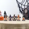 Lindos adornos de fantasmitas para comercio electrónico transfronterizo, decoraciones para escritorio de oficina, adornos de madera de Halloween para aliviar el estrés y sanación.