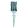 Venta Directa de Fábrica Peine de Peluquería Peine para Cabello Ondulado Rizado Peine Hueco de Paja de Trigo Peine de Aguja de Nylon Peine Elástico Cerdas de Cerdo Personalización