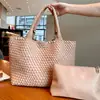 Bolso Grande Tejido Portátil Nuevo para Mamá Bolso de Mano Ligero Gran Capacidad Bolso Tote de Playa Bolso Cesta de Verduras Tamaño Grande