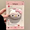 Suporte Magnético Magsafe Fofo de Gatinho 3D em Silicone com Forte Força de Adsorção e Airbag Retrátil para Mesa