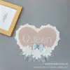 Estilo coreano original de fábrica DIY lindo conejo amor lazo accesorios bordado para ropa accesorios joyería tridimensional