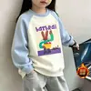 Sudadera Fina para Niña Estilo Coreano Dulce Linda Estampado de Dibujos Animados Jersey Top Nuevo Elegante para Primavera y Otoño de Bebé