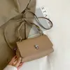 Bolso de Mano Shuai Mijia 2026 Primavera Nuevo con Patrón de Lichi Suave, Bolso Cuadrado Pequeño Estético de Alto Valor Único para Llevar en la Mano para Viajes Diarios