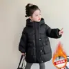 Chaqueta de plumón para niña Invierno 2026 Estilo Nuevo Ropa de invierno para niños Longitud media Engrosada Súper Bonita Abrigo estilo Otoño/Invierno para bebé