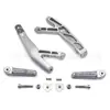 Adecuado para Motocicleta Yamaha Yzf-R1/R1S/R1M 2015-2018 Soporte Triangular Modificado Pedal Trasero