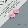 Acessórios de Resina Flor Margarida Colorida Pequena DIY Cola de Creme Capa de Celular Ímã de Geladeira Furo Fivela de Sapato Acessórios para Cabelo