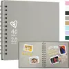 Álbum de Fotos de Hojas Sueltas Creativo Hecho a Mano Nuevo DIY Papel Kraft Scrapbook Decoración de Boda Cuaderno Espiral Conmemorativo