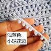 Acessórios de renda com borla de algodão mini acessórios de renda de bola branco azul escuro azul claro