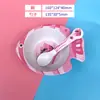 Conjunto de Tigela e Colher Infantis Fofas com Desenhos Animados em Fibra de Bambu Tigela de Sopa para Refeição Infantil Doméstica Tigela de Arroz para Bebê Copo para Beber