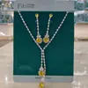 Versión coreana de pendientes de novia sencillos, collar de circonitas, joyería para cenas de mujer, AliExpress, joyería explosiva transfronteriza al por mayor.