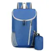 Mochila Escolar Transfronteriza de Gran Capacidad Bolsa Plegable Ligera Impermeable Bolsa para Exteriores Mochila Deportiva de Viaje Logotipo Imprimible