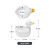 Vajilla de Melamina de Grado Alimenticio para Fondue Características Plato de Pato Famoso de Internet Plato de Ganso Blanco Grande Plato de Intestino de Ganso Plato de Intestino de Pato Plato de Vientre Peludo