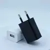 Certificado CE Estándar Europeo 5V1A Cargador de Teléfono Móvil Adaptador de Corriente USB Auriculares Bluetooth Ventilador Pequeño Cabezal de Carga 5W