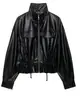 Ropa europea y americana de mujer transfronteriza, popular en AliExpress, chaqueta casual de moda estilo francés con cintura ajustable