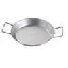 Plato de Acero Inoxidable Vintage para Mariscos Binaural Fondo Plano Plato Coreano para Pollo Frito Papas Spakti Plato Viejo para Espagueti Plato para Cangrejos