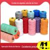 Corda Colorida de Algodão Feita à Mão 2mm 3mm 4mm 5mm Corda de Amarração Corda para Tecelagem Embalagem Decoração Fio para Etiqueta DIY
