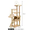 Rascador para gatos, nido para gatos, árbol para gatos, rascador integrado, plataforma para gatos, cápsula de espacio no ocupante para el hogar, plataforma de salto para gatos de madera no maciza