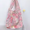 Nova Bolsa de Múmia com Estampa de Desenho Animado Grande Capacidade Bolsa de Compras de Supermercado Grande Fofa Cachorro Yugui Bolsa Conveniente de Proteção Ambiental