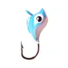 Anzuelo de Pesca con Cabeza de Plomo de 10 Colores con Forma de Delfín Transfronterizo 1.6g Anzuelo de Pesca en Hielo Micro Colorido Señuelo de Pesca Suave Anzuelo de Pesca