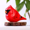 Pássaro de Escultura em Madeira Feito à Mão Escultura em Madeira Criativa Ornamentos de Mesa Feitos à Mão Artesanato de Celebridade da Internet Presentes Presentes Pássaro de Escultura em Madeira