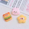 Ojos Grandes Lindos Oso Dibujo Animado Accesorios para Joyería DIY Accesorios de Pegamento de Crema Accesorios Pequeños de Resina Hebilla para Zapatos de Agujero Material