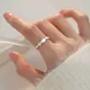 Anillo de Moneda de Pez Pequeño Estilo Nuevo para Mujer, Anillo de Dedo Índice Estilo Chino Nuevo de Nicho, Banda Sencilla Lisa, Estilo Nacional, Anillo de Moda y Versátil