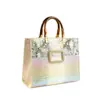 Bolsa Grande 2026 Nuevo Estilo Elegante Bolso de Mano con Patrón de Cocodrilo Moderno Bolso de Hombro Cruzado Original de Cuero Genuino para Mujer con un Toque de Lujo