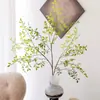 Bambú Nandina Artificial de Tres Ramas de 110 cm, Planta Verde para Paisajismo, Decoración de Suelo Estilo Bosque, Decoración de Escritorio de Casa, Hotel