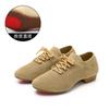 Zapatos de práctica de baile de tacón bajo para mujer, zapatos de baile latino para profesores profesionales, zapatos de baile con suela de goma cuadrada, zapatos de baile chino, zapatos de baile jazz.