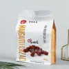 Potente fabricante de bolsas para envasado de alimentos, bolsas sellables personalizadas de papel de aluminio para café, té y frutos secos, bolsas de fondo plano con sello de ocho lados y autocierre