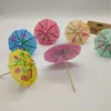 Decoraciones de Cóctel con Paraguas Pequeños de Papel, Mini Paraguas, Palillos de Paraguas para Fiestas de Cumpleaños, Adornos para Platos de Fruta, Palillos de Paraguas para Fiestas