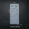 Molde de Resina de Cristal DIY Amapola Pegatinas de Piedras Preciosas Colgante Estrella de Múltiples Especificaciones Adorno Colgante Molde de Silicona