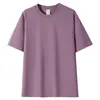 Processamento de Camisetas Publicitárias Personalizadas Algodão Puro 260g Manga Curta Estampadas Culturalmente Logo Roupas de Trabalho em Grupo Manga Meia-Manga Elegante Personalização