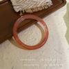 Pulsera Candado de la Paz Estilo Chino Nuevo Pulsera de Cristal Fresa Imitación Nicho para Mujer Sentido de Alta Gama Exquisito Combinable Dulce Joyería de Mano