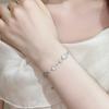 Nueva Pulsera de Calabaza Micro-engastada de Plata Esterlina S925 para Mujer, Sencilla, de Nicho, con Diamantes, Estilo Ins, Accesorios de Estilo Étnico
