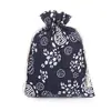 Bolsas de Algodón con Cordón Floral Personalizadas para Guardar Artículos, Soporte para Impresión de Logo, Venta al por Mayor a Partir de un Paquete, Bolsita de Incienso Repelente de Mosquitos de Regalo