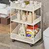 Estantería de suelo para baño, estante estrecho para huecos de baño, ducha, inodoro, carrito de baño, estante multicapa para almacenamiento de cosméticos