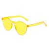 TikTok Explosiones Gafas de Sol Color Caramelo Personalizadas Gafas Decorativas Divertidas para Fiesta de Niñas Gafas Populares de Internet para Sesión de Fotos Callejera