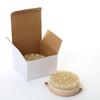 Cepillo de Baño de Cerdas de Jabalí, Herramienta Exfoliante, Cepillo de Baño Masajeador, Cepillo Corporal Seco de Madera de Loto, Raspador de Espalda, Al por Mayor en Stock