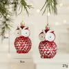 Nuevas decoraciones navideñas de plástico, pequeños colgantes, adornos de Papá Noel, suministros de diseño de ambiente en stock al por mayor