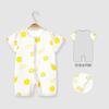 Mono de verano para bebé, pijama para niña, ropa de malla con aire acondicionado, ropa fina de verano para recién nacidos, ropa de algodón de verano
