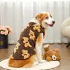 Ropa nueva de felpa para otoño e invierno transfronteriza que el oso perro grande golden retriever gato ropa para mascotas suministros salida de fábrica